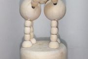 Wooden toy. Movable Puppet Figure. Duo