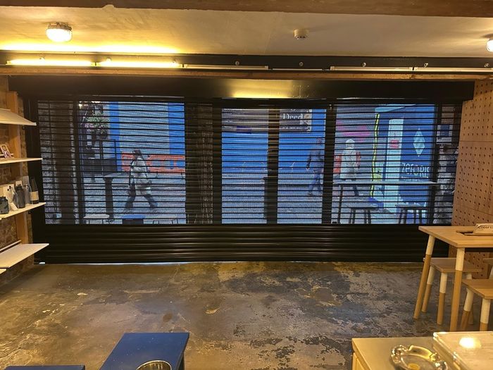 Electrically Operated Commercial Roller Shutter 5700mm x 2390mm