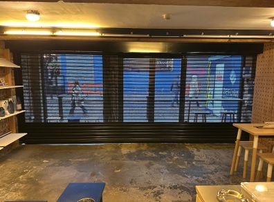 Electrically Operated Commercial Roller Shutter 5700mm x 2390mm