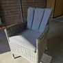 6 Seater Grey Rattan Outdoor Dining Set Image 10
