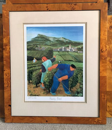 Margaret Loxton - Burgundy Vineyards Set of 4 limited edition prints