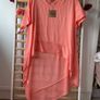 tunic Bnwt short sleeve tunic top asymmetrical freesize  14/16 Image 9