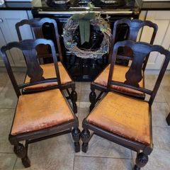 Beautiful Teak Chairs x 4