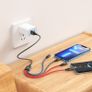 Hoco X76 Super 4-in-1 iP+2 Type-C+Micro Charging Cable Image 2