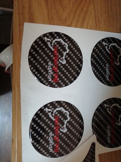 Nurburgring centre caps for alloy wheels
