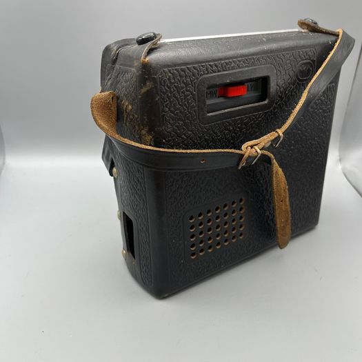 VEGA-402 B Vintage 1972 Soviet Russian Radio USSR - With Case - Untested - Prop