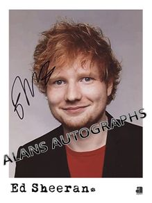 Ed Sheeran Autograph