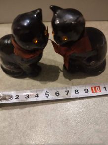 Set Of 2 Jersey Black Cats.