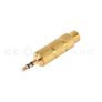 New Gold Audio 3.5 mm Male 1/8 To 6.5 mm 1/4 Female Stereo Adapter 6.3 mm #241 Image 2