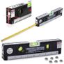New Multifunctional Laser Level Marker 250cm Measuring Tape 3 Bubble DIY #1439 Image 4