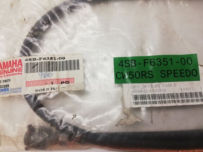 Yamaha CW50RS Speedo Cable