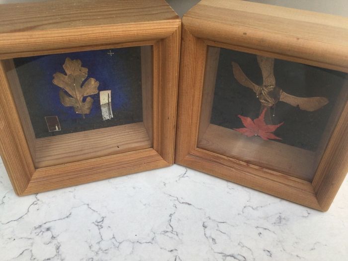 2 Mixed Media Art Works