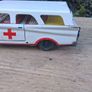 Rare 1960's MTH Japanese Tin plate Friction Ambulance Image 7