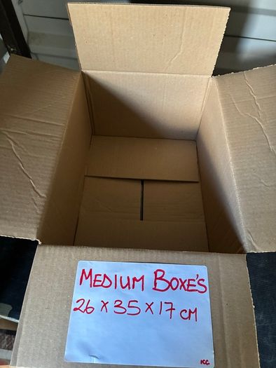 Cardboard Boxes.