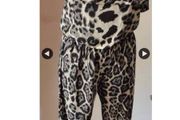 Jumpsuit leopard print size UK16/18 EU44/46 Postage included