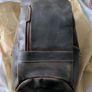 Cowhide Leather Shoulder Backpack Image 7