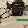 Soldering station Heat gun, Soldering iron Silverflow 8586D Image 3