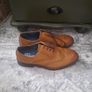 men's tan leather shoes by giorgio Image 2