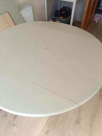 white table