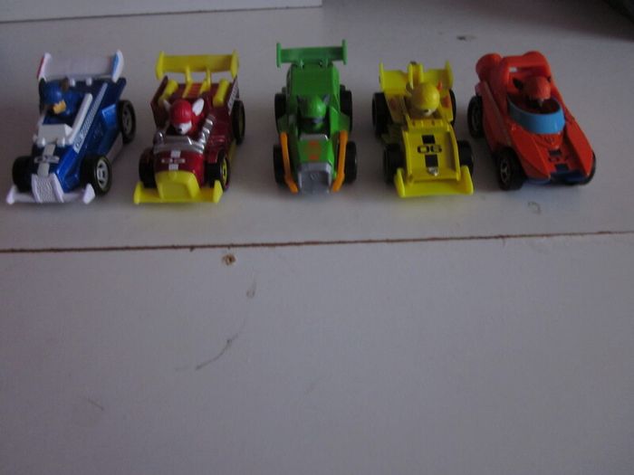 5 Paw Patrol Die Cast Racers 3"