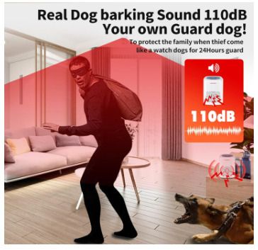 Pir Motion Detector Doorbell with Dog Bark Alarm