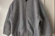 Zara grey bomber jacket