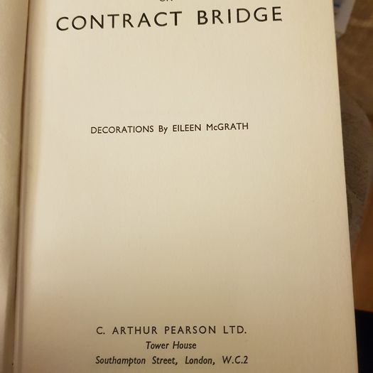 Contract Bridge By Joy Weston. First edition. c/w Dust Jacket.