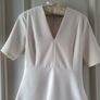 Selected V Neck Top in Ivory Image 2