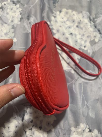 huda beauty x kayali heart makeup bag