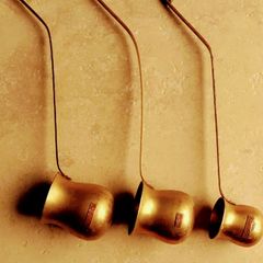 Brass and copper measuring set