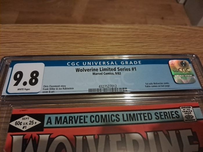 Wolverine 1 (1982) CGC 9.8 White Pages