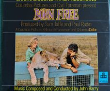 John Barry - Born Free (Original Sound Track Recording) Vinyl LP (1966)  UK 1st Pressing Soundtrack Score EX+