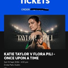 Katie Taylor Floor Seating - Two Tickets