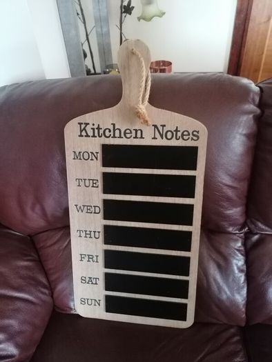 Kitchen Notes Board