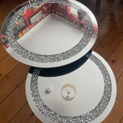 Nest of mirrored tables