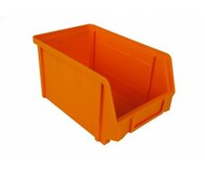 24pcs Art 103 Eurobox Parts Bin Containers - 146w X 237d X 124h , Orange
