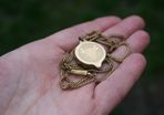 Gold Plated SOS Talisman Pendant - Zodiac Taurus chain and pendant