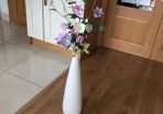 Stunning vase with Silk Flowers (Flowers are from Arnotts so exceptional Quality)