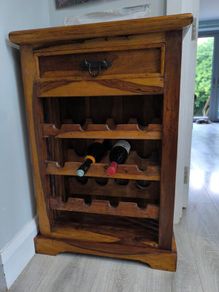 Beautiful hardwood wine rack