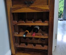 Beautiful hardwood wine rack