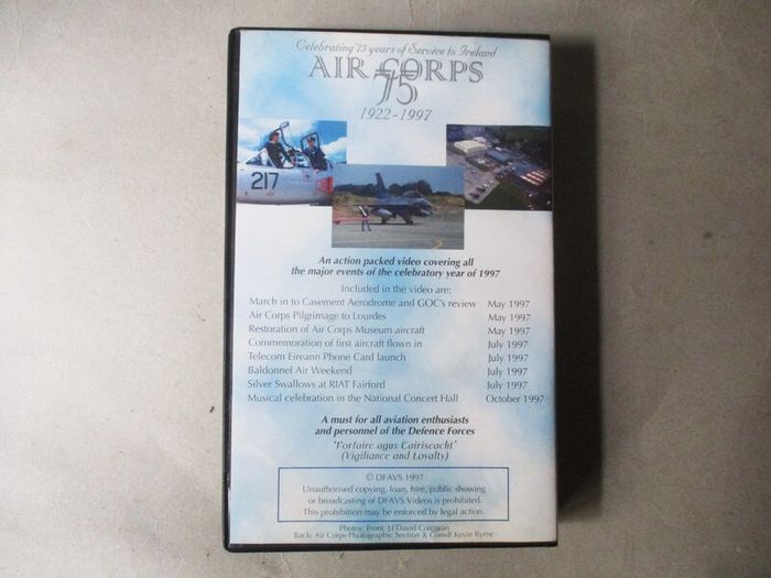 Irish Air Corps 1922 - 1997 Souvenir Video