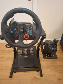 Sim Racing Kit - Wheel & Pedals, Shifter, Stand