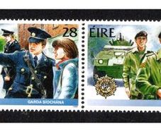 1988 Ireland Security Forces (An Garda Siochana, Army, Navy & Air Corps and Reservists) Commemorative Stamps Mint Never Hinged (MNH)