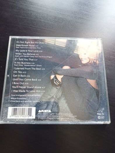 Whitney Houston - My Love is Your Love CD