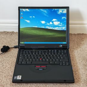 Vintage IBM ThinkPad 390X - Pentium III, 320MB RAM, Win XP (Working Battery + Charger)