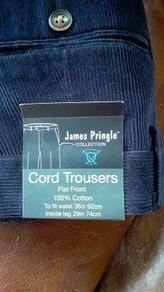 James Pringle Mens Cord Trousers