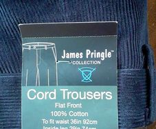 James Pringle Mens Cord Trousers