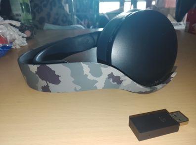 PS5 Grey Camo Pulse Headset