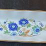 1950s Aynsley China ... Marlina Pencil or mint dish blue flower design made in England Image 5