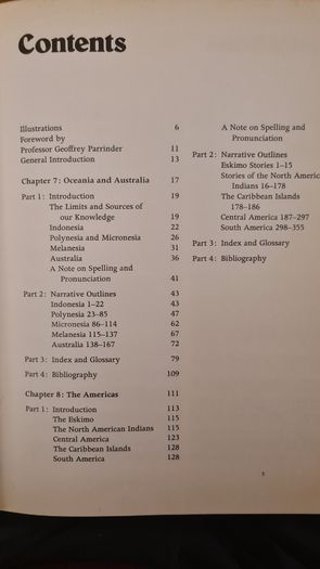 Pears Encyclopedia Of Myths And Legends. Oceania And Australia, The America's. First Edition. Large Volume Hardback With Dustjacket In Good Condition. 32.